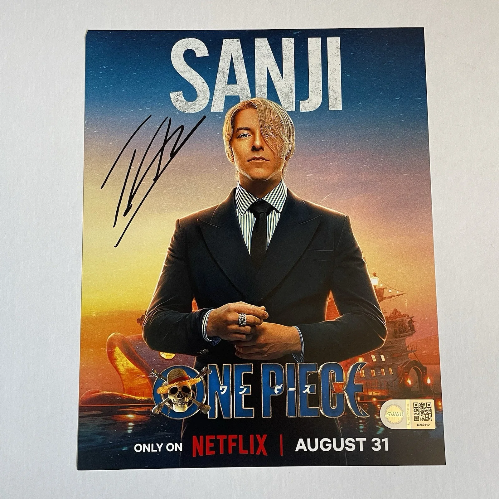 Taz Skylar — Taz Skylar One Piece 8x10 Signed Photo SWAU Certified Autograph, изображение 2