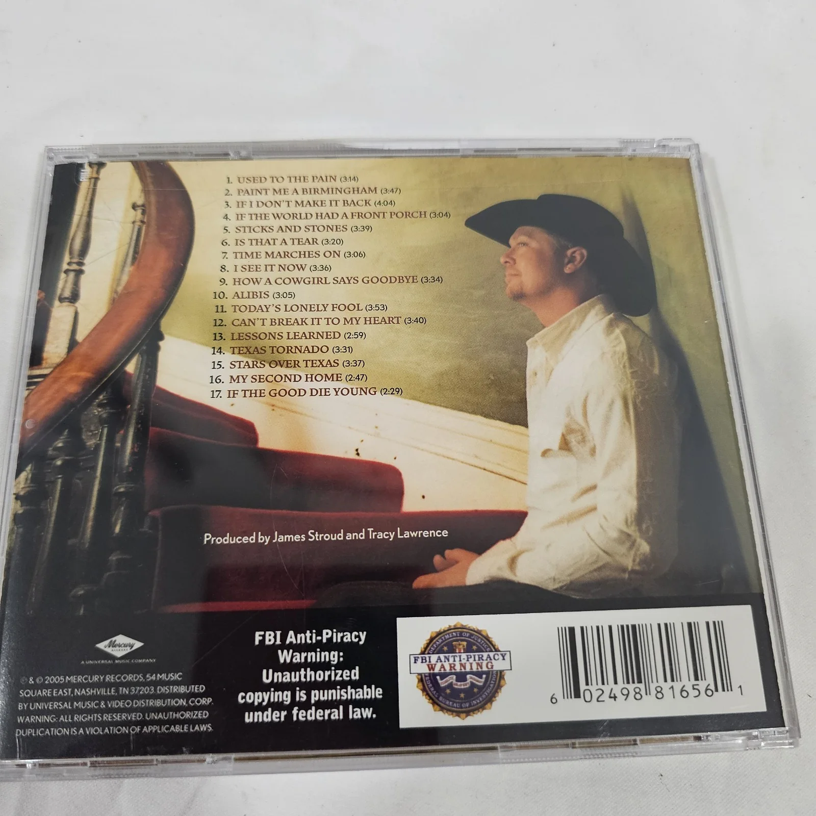 Tracy Lawrence Signed Cd "Then and Now: The Hits Collection", изображение 2