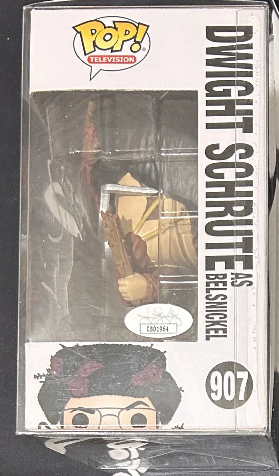 Rainn Wilson — Rainn Wilson Signed Dwight Schrute Funko Pop. JSA COA. The Office, image 2