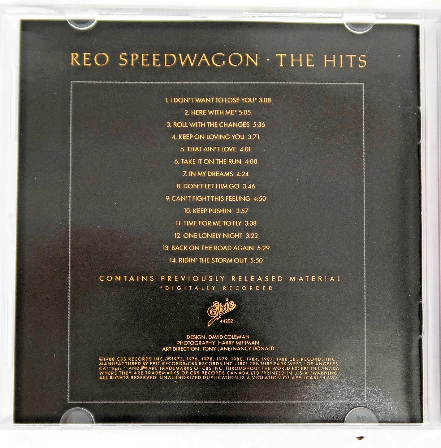 REO Speedwagon The Hits Signed CD & Guitar Pick with Ticket Stub & Pass ~8/27/98, изображение 4