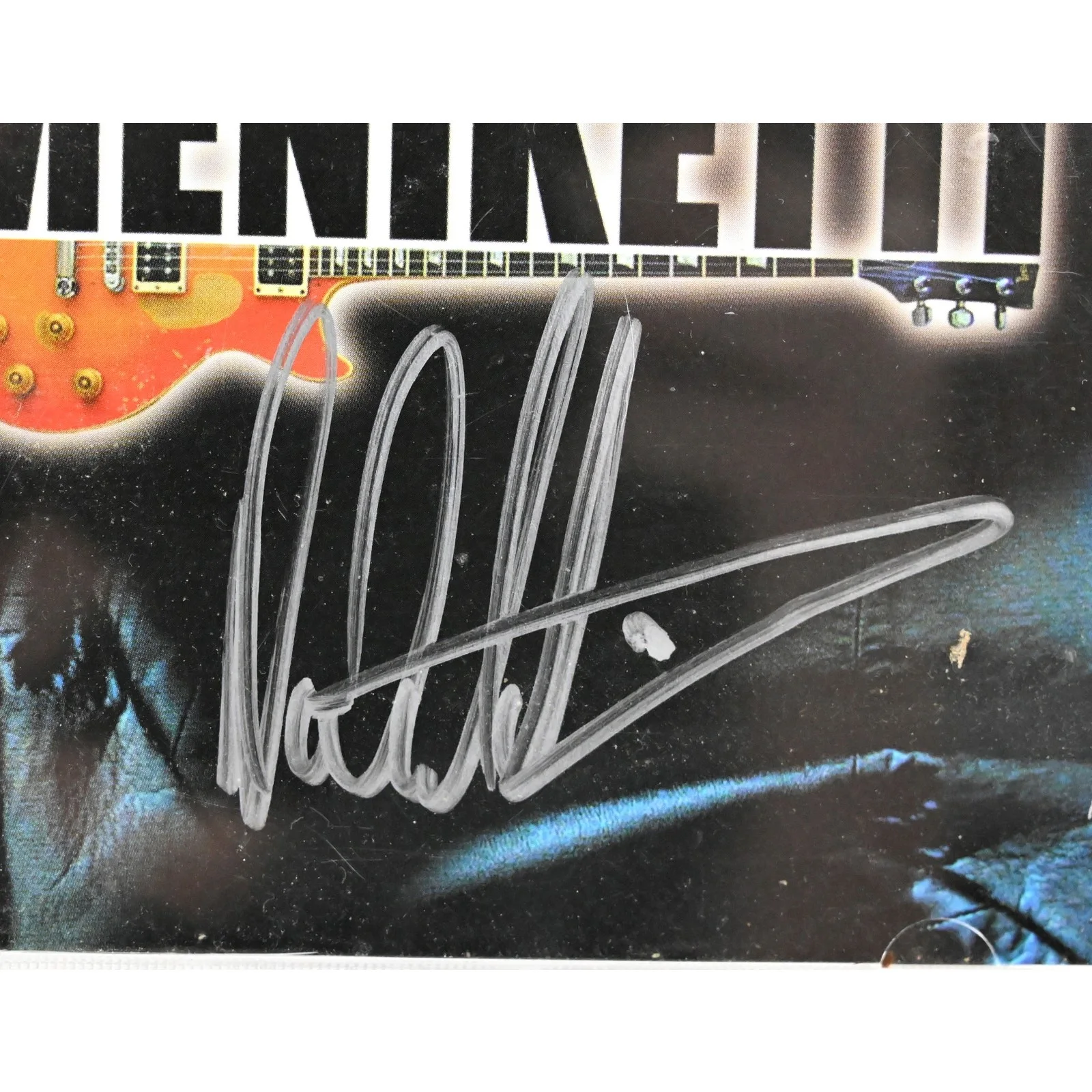 Meniketti CD CASE ONLY Signed Autographed by Dave Meniketti Y&T, image 2