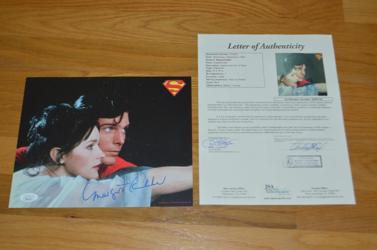 Margot Kidder — Margot Kidder Autographed 8x10 "Superman" Photo with JSA LOA ~ Lois Lane, изображение 5