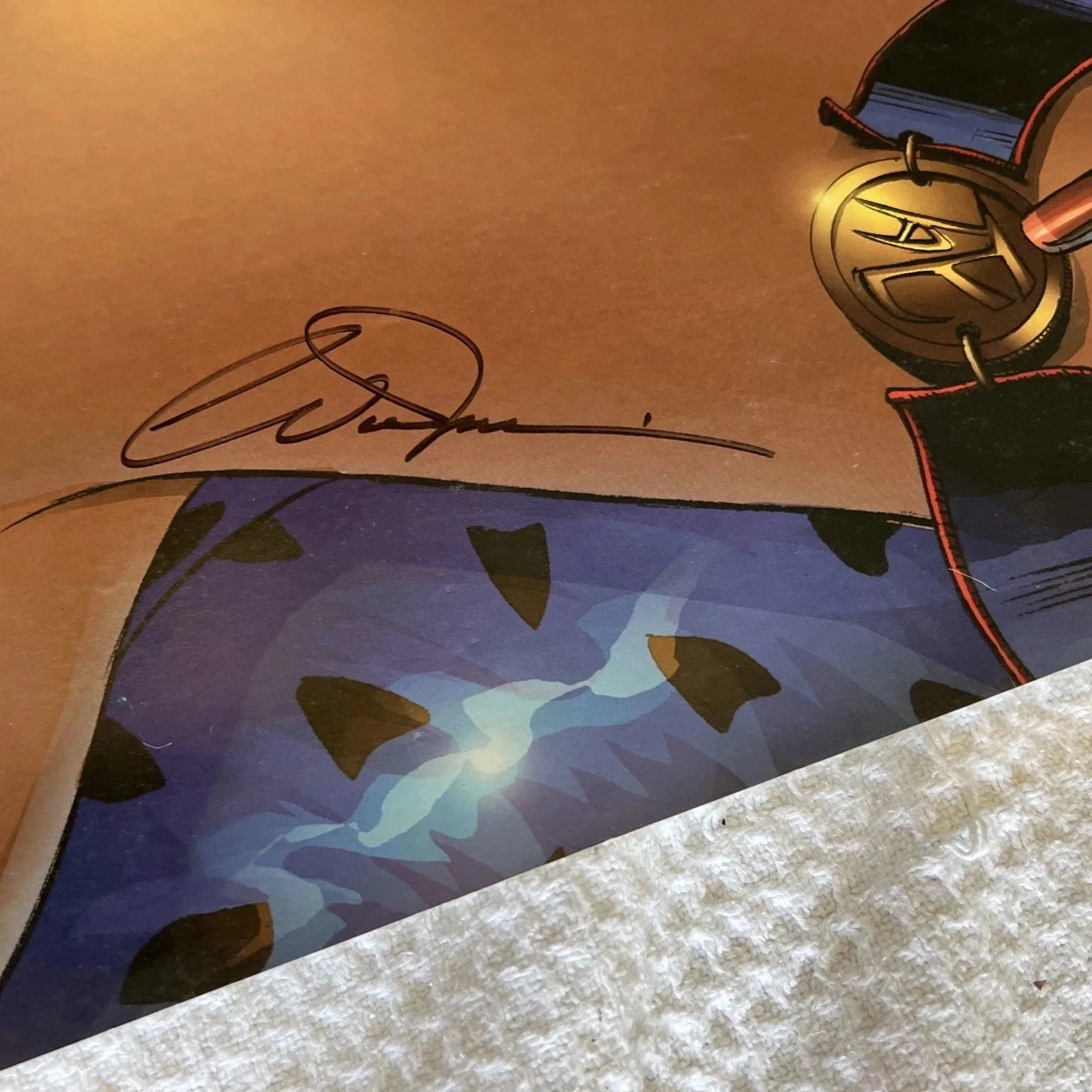 William Tucci — SHI Poster Autographed By Artist & Creator William Tucci Vintage 1996 35” X 22”, image 3