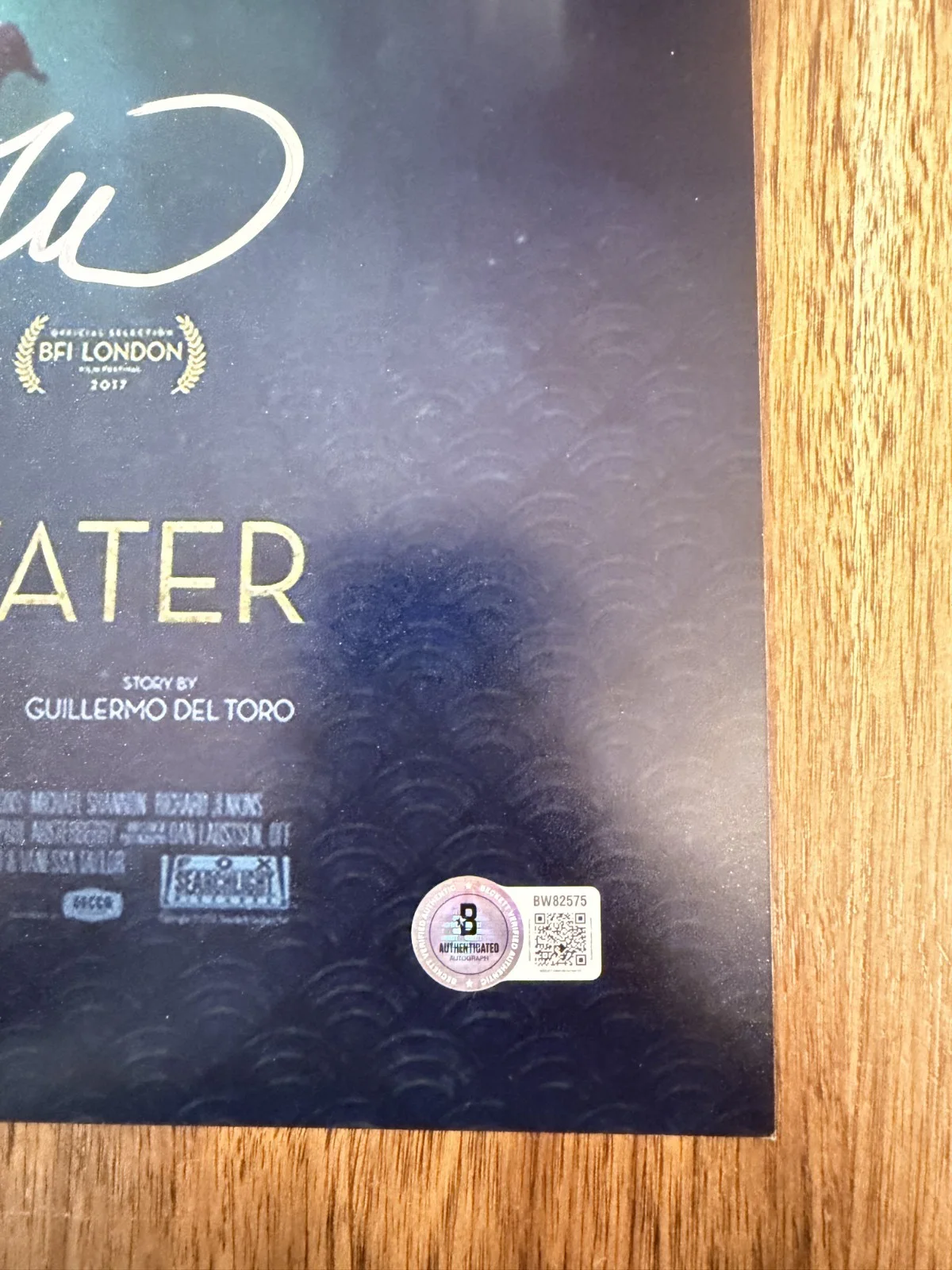 Guillermo Del Toro ‘The Shape Of Water' Director Signed 12x18 Photo Beckett, изображение 2