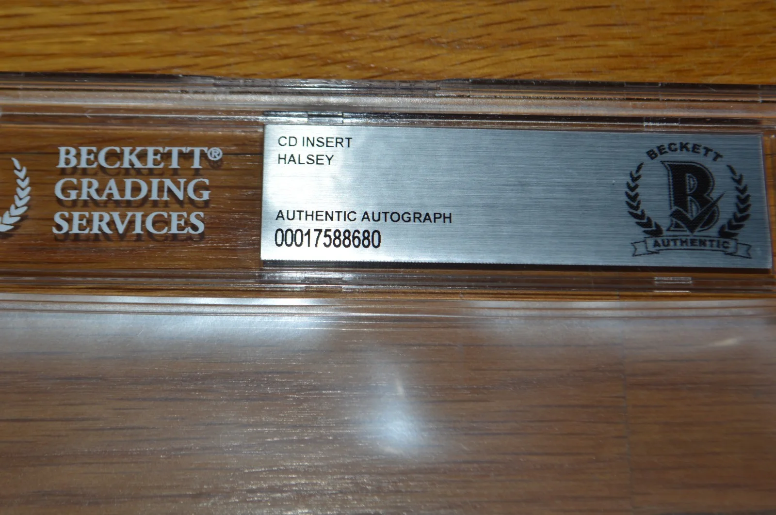 Halsey Autographed "Great Impersonator" CD Insert with Encapsulated Beckett COA, image 3