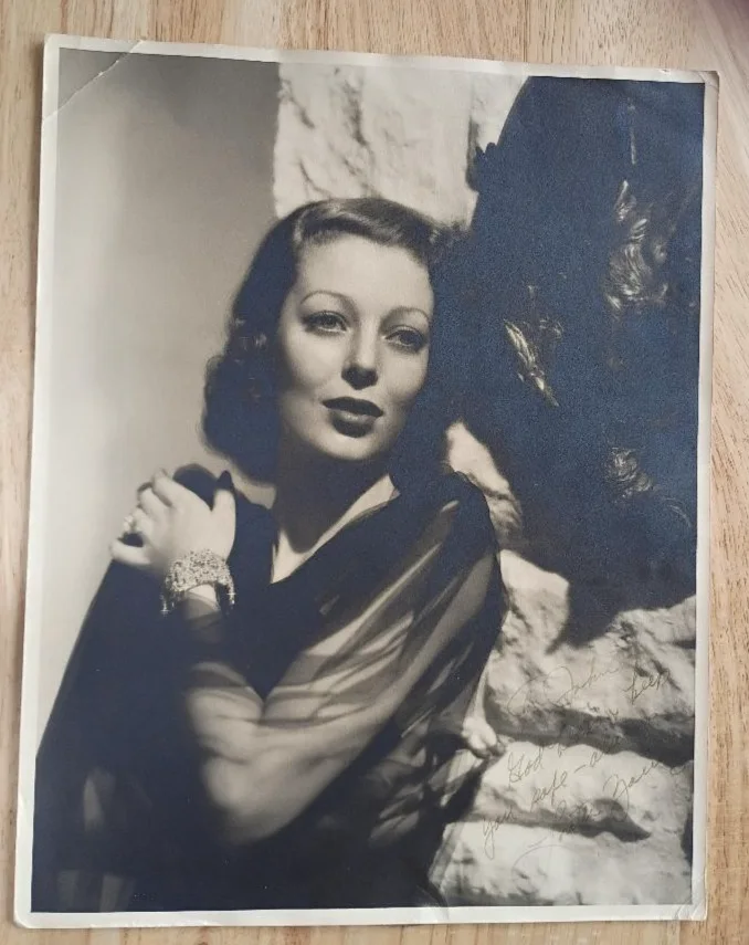 Loretta Young — LORETTA YOUNG Signed Portrait-Academy Award Winning Actress-TV Star-11x14