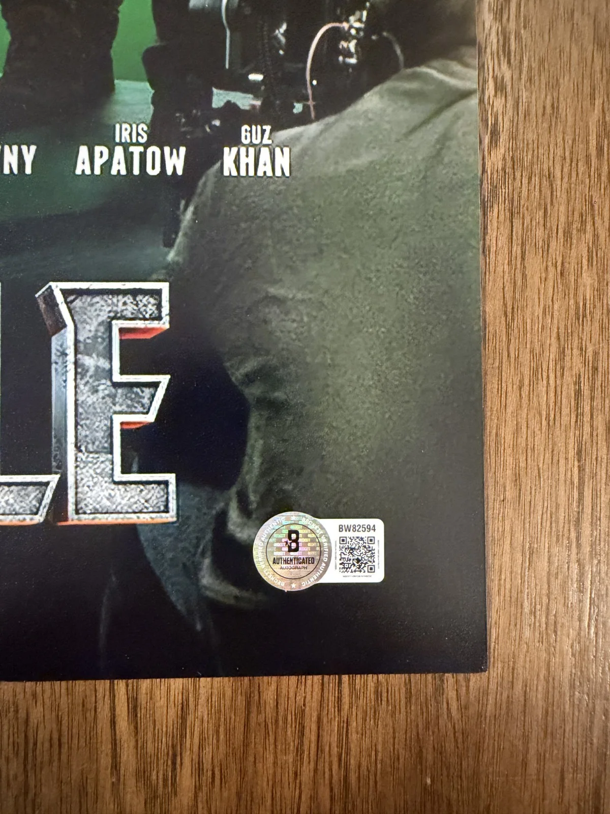 Judd Apatow ‘The Bubble’ Movie Director Signed 12x18 Photo Beckett Certified, изображение 2