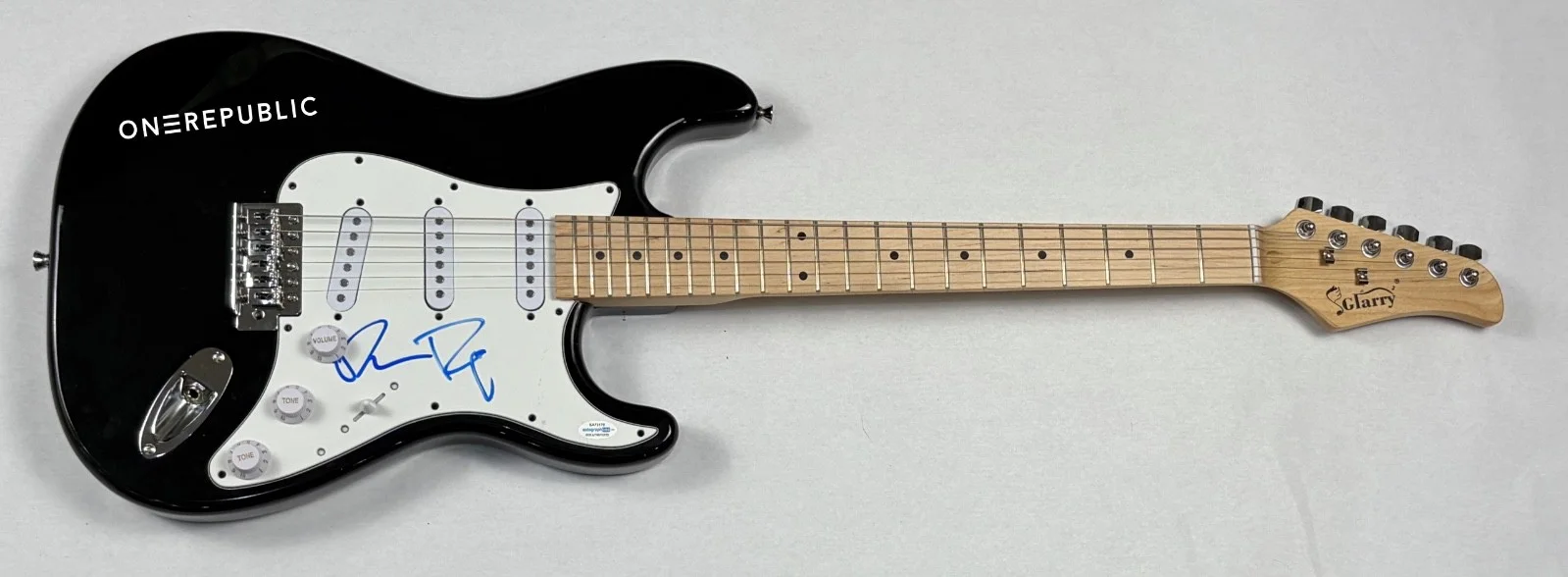 OneRepublic Band Signed Autograph Electric Guitar Ryan Tedder Brent Kutzle ACOA, image 3