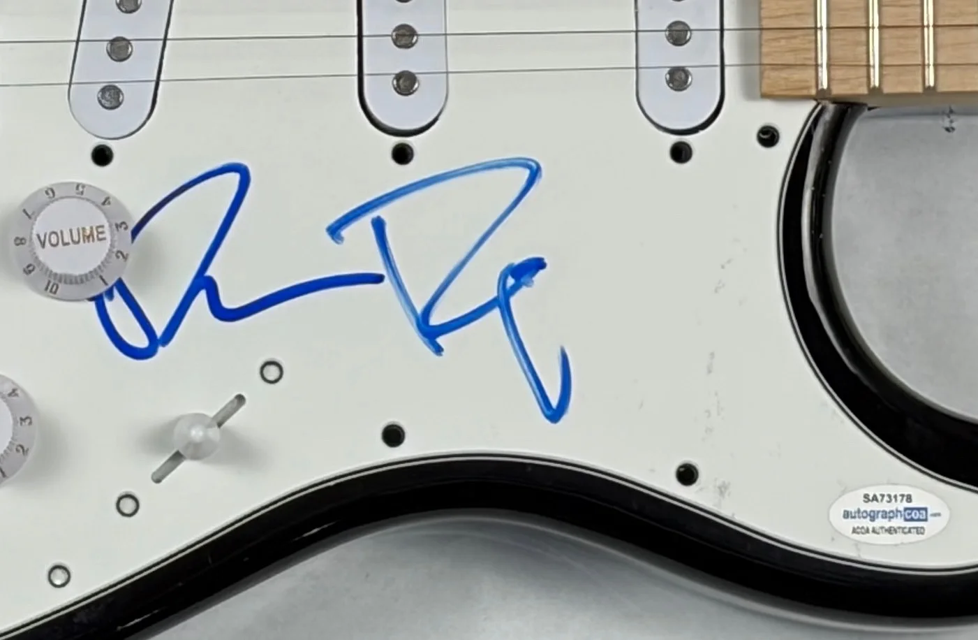 OneRepublic Band Signed Autograph Electric Guitar Ryan Tedder Brent Kutzle ACOA, image 4