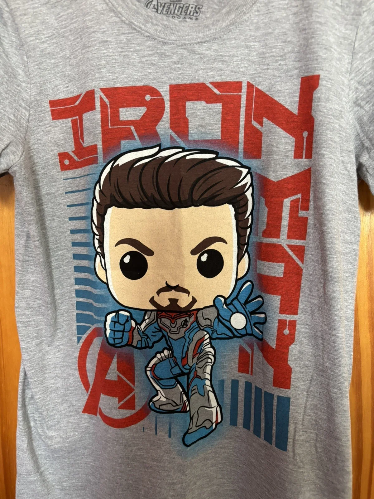 Marvel Iron Man Funko Pop! T-shirt Avengers end game grey size XS shirt NEW, изображение 3
