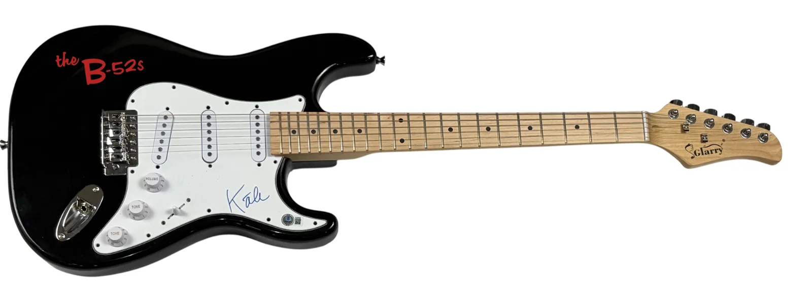 The B-52s Kate Pierson Signed Autograph Electric Guitar Cosmic Thing Beckett COA, image 2