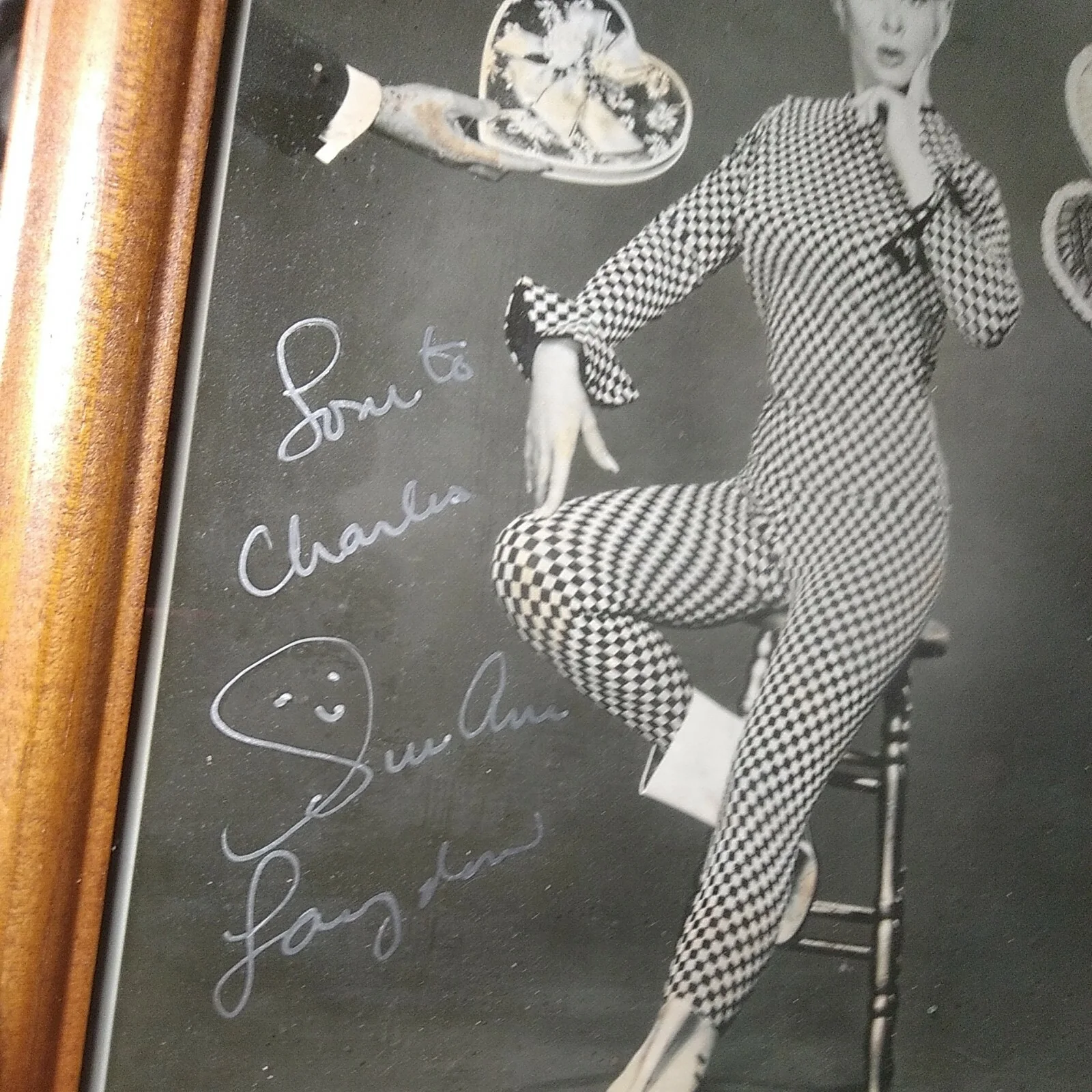 sue ann langdon — Sue Ane Langdon Hand Signed Vintage Celebrity Autograph Photo UNFRAMED. Pinup G, изображение 2