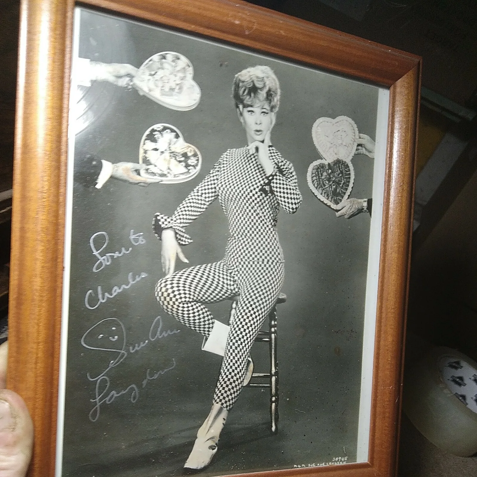 sue ann langdon — Sue Ane Langdon Hand Signed Vintage Celebrity Autograph Photo UNFRAMED. Pinup G, изображение 3