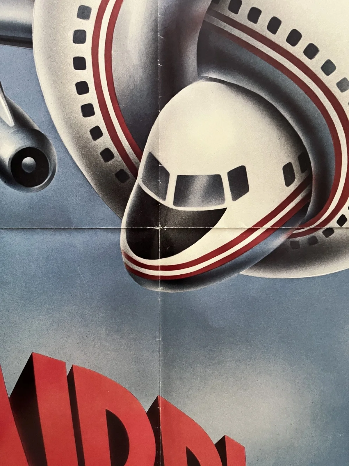 Airplane - Leslie Nielsen 1980 USA Original Vintage Poster One Sheet 27" x 41", изображение 3