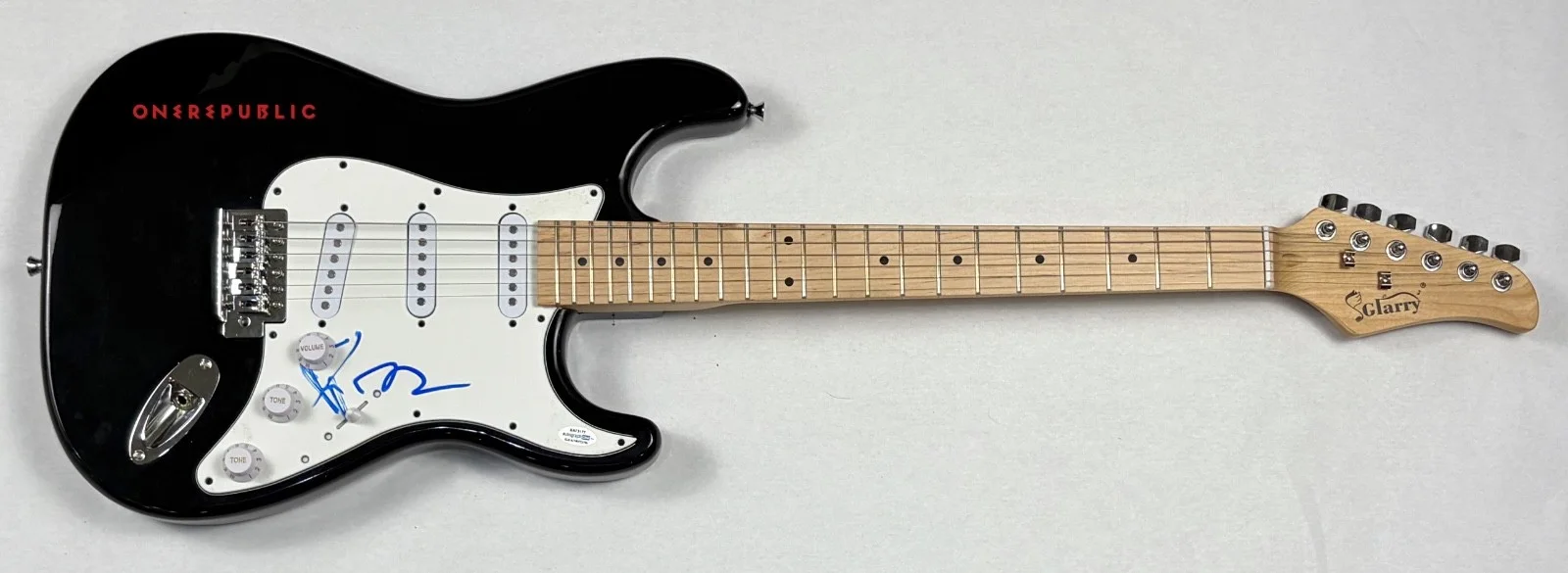 Ryan Tedder & Brent Kutzle Signed Autograph Electric Guitar OneRepublic ACOA COA, изображение 2
