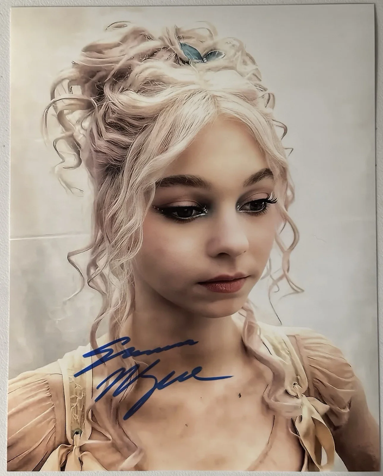 Emma Myers — Emma Myers Signed Photo, 8x10 with COA, Wednesday, Enid