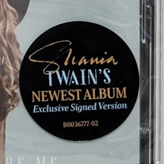 SHANIA TWAIN Exclusive Signed Edition CD Queen of Me Autographed Art Card, изображение 3