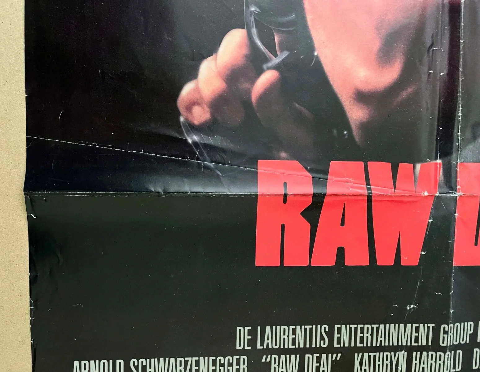 Raw Deal - Arnold Schwarzenegger 1986 USA Original Poster One Sheet 27" x 40", изображение 4