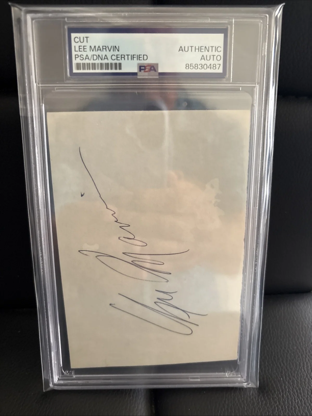 Lee Marvin Signed PSa, изображение 2