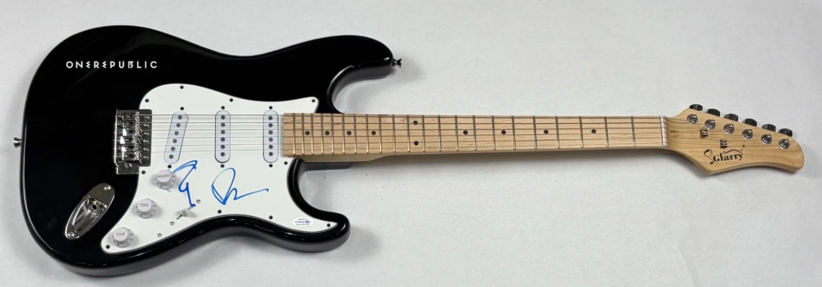 Ryan Tedder & Brent Kutzle Signed Autograph Electric Guitar OneRepublic ACOA COA, изображение 3