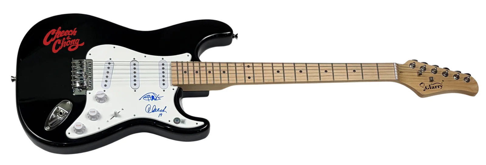 Cheech and Chong Signed Autograph Electric Guitar Marin Tommy Beckett COA, изображение 2