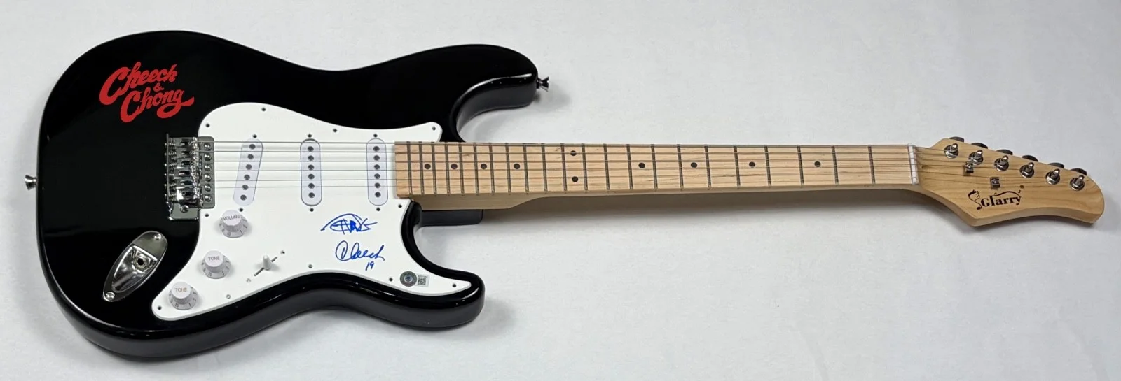 Cheech and Chong Signed Autograph Electric Guitar Marin Tommy Beckett COA, изображение 3