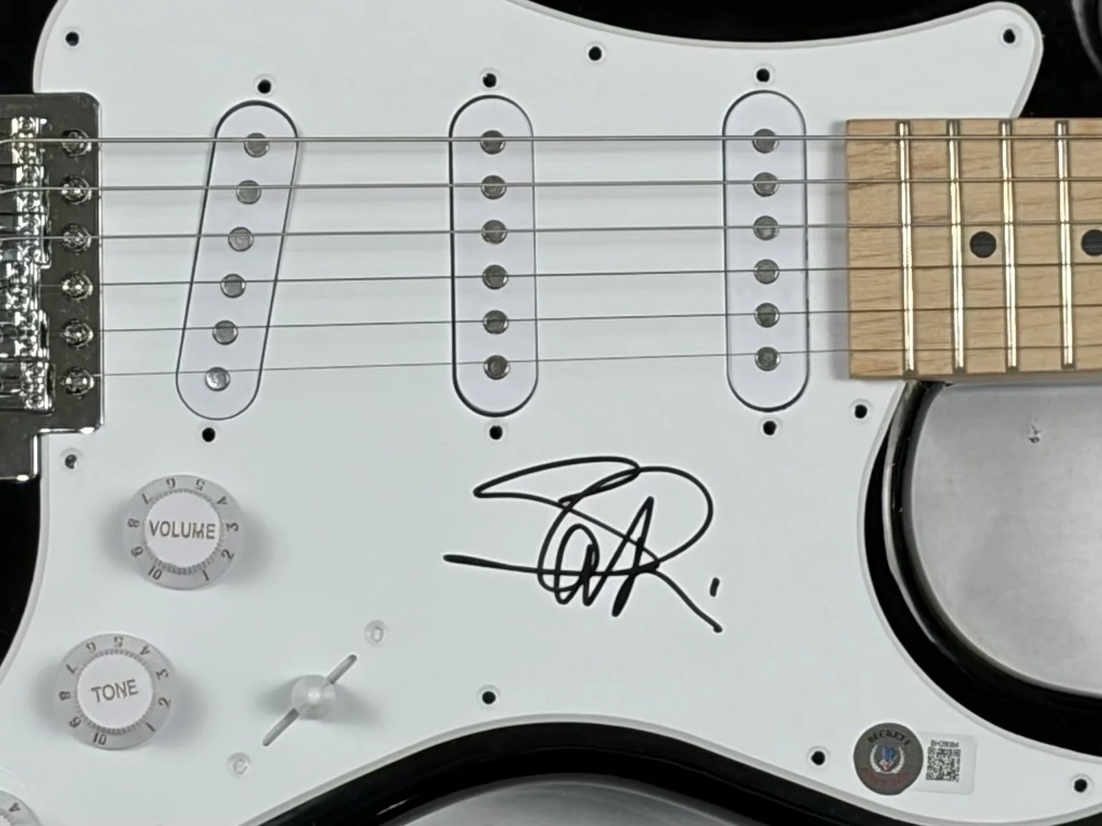 Steve Harris Signed Autograph Electric Guitar IRON MAIDEN Bassist Beckett COA, изображение 3