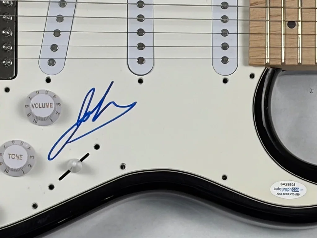 Johnny Rzeznik Goo Goo Dolls Signed Autograph Electric Guitar John ACOA COA, изображение 4
