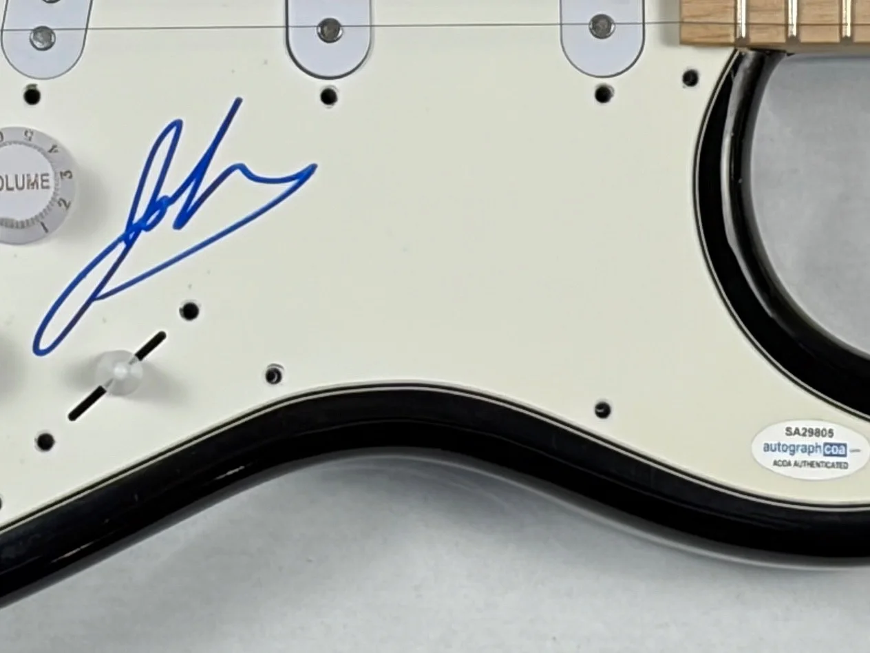 Johnny Rzeznik Goo Goo Dolls Signed Autograph Electric Guitar John ACOA COA, изображение 5