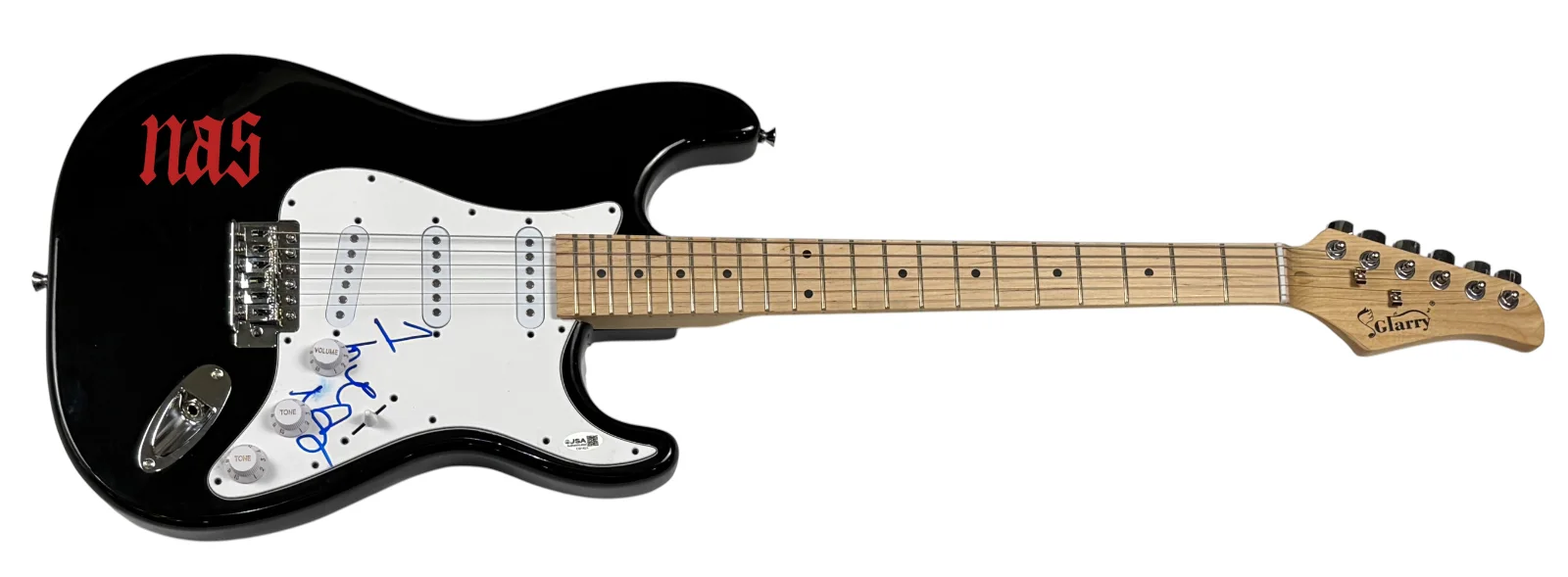 Nas Signed Autograph Electric Guitar Illmatic Rapper Hip Hop Nasir Jones JSA COA, изображение 2