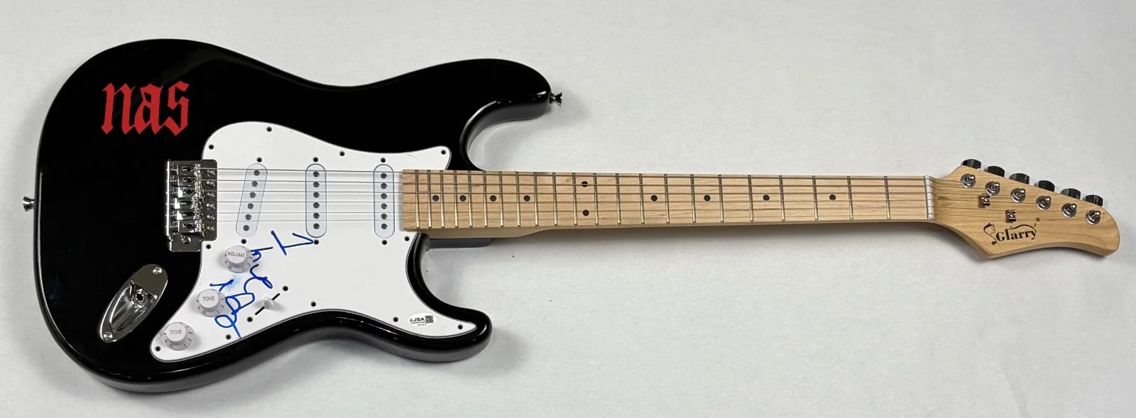 Nas Signed Autograph Electric Guitar Illmatic Rapper Hip Hop Nasir Jones JSA COA, изображение 3