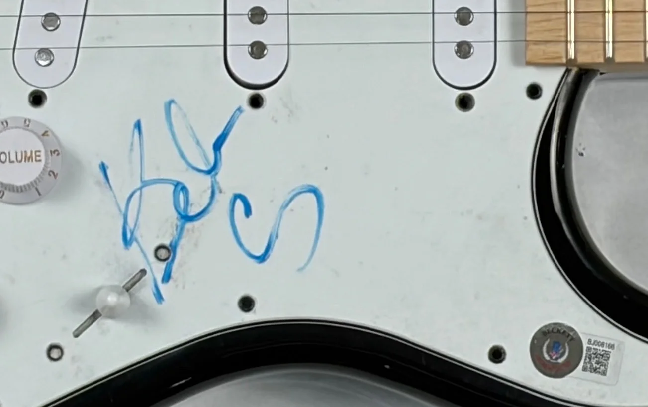 BEBE REXHA Signed Autograph Electric Guitar Expectations Pop Singer Beckett COA, image 5
