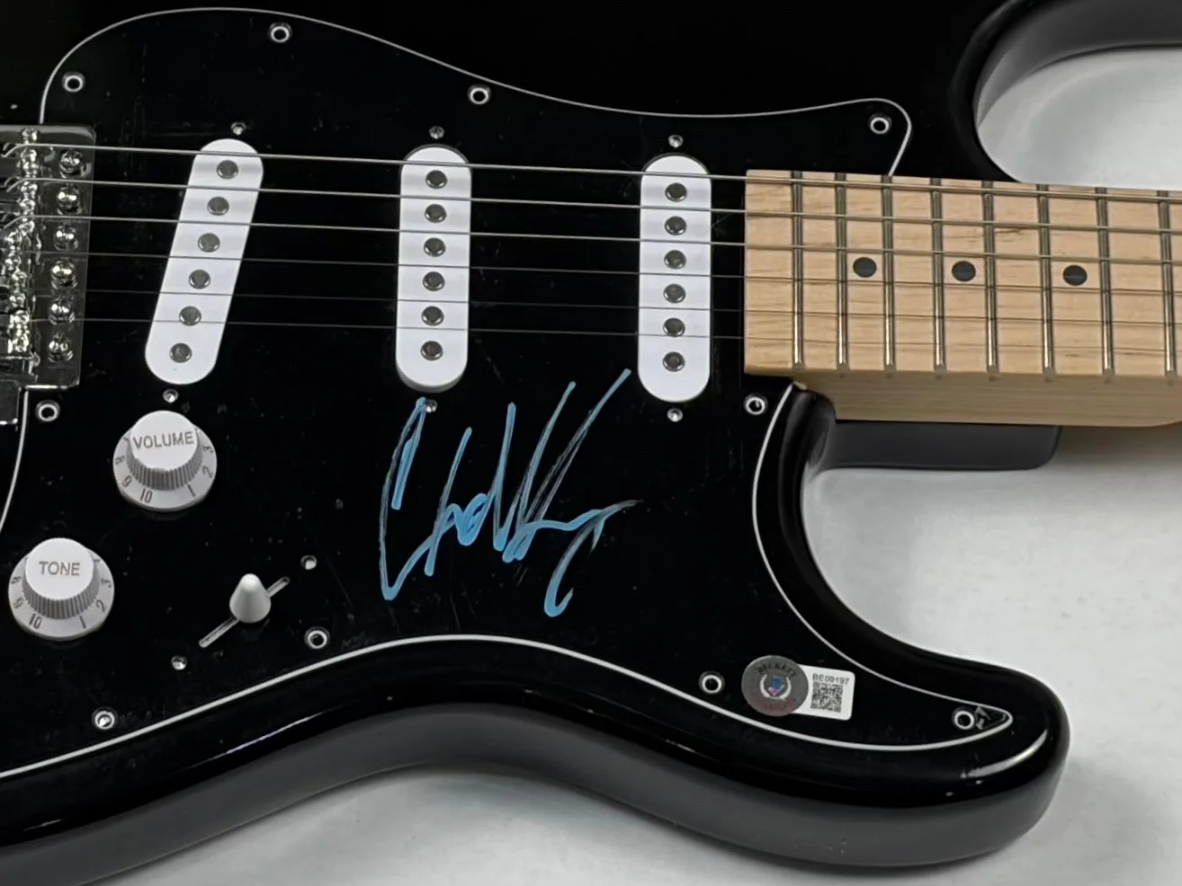 Chad Kroeger Signed Autograph Electric Guitar NICKELBACK Lead Singer Beckett COA, изображение 4