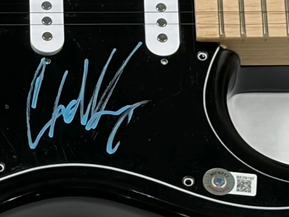 Chad Kroeger Signed Autograph Electric Guitar NICKELBACK Lead Singer Beckett COA, изображение 5