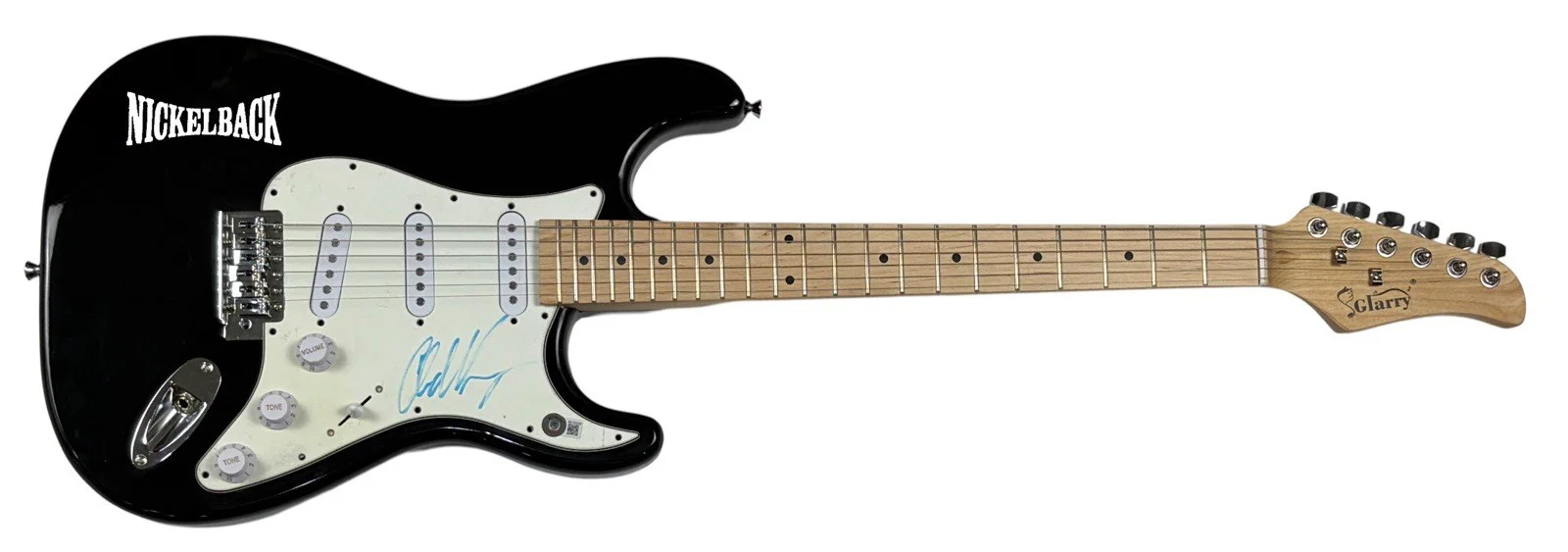 Chad Kroeger Nickelback Signed Autograph Electric Guitar Lead Singer Beckett COA, image 2
