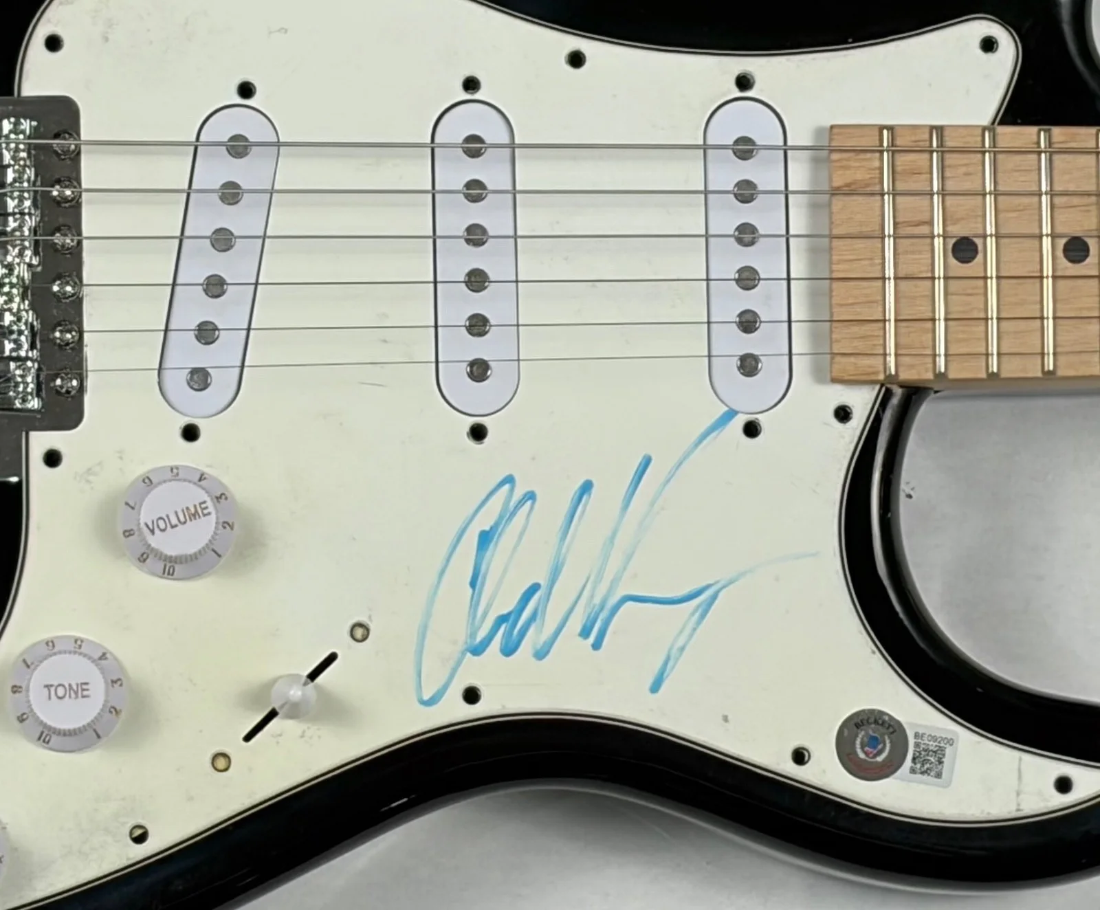 Chad Kroeger Nickelback Signed Autograph Electric Guitar Lead Singer Beckett COA, image 4