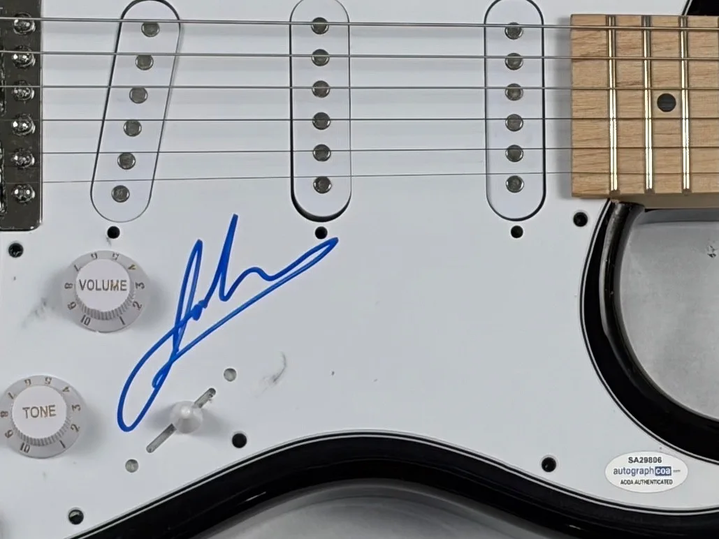 John Rzeznik Goo Goo Dolls Signed Autograph Electric Guitar Johnny ACOA COA, изображение 4