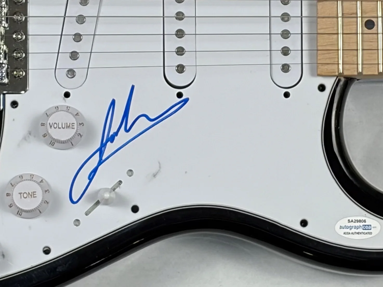 John Rzeznik Goo Goo Dolls Signed Autograph Electric Guitar Johnny ACOA COA, изображение 5