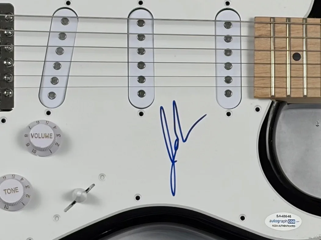John Rzeznik Goo Goo Dolls Signed Autograph Electric Guitar Johnny ACOA COA, изображение 4