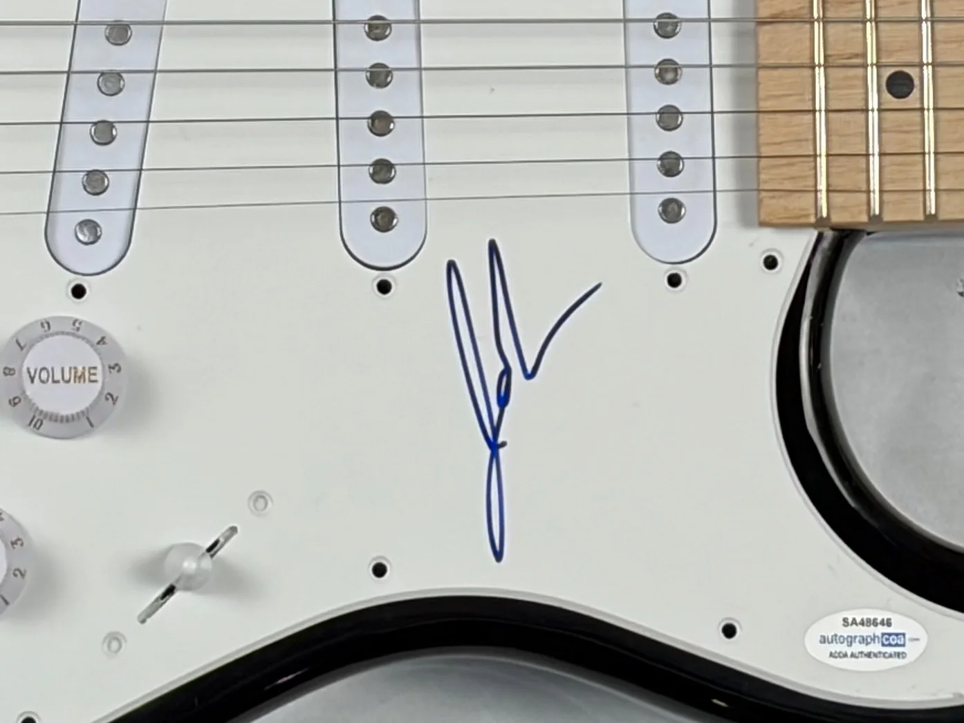 John Rzeznik Goo Goo Dolls Signed Autograph Electric Guitar Johnny ACOA COA, изображение 5