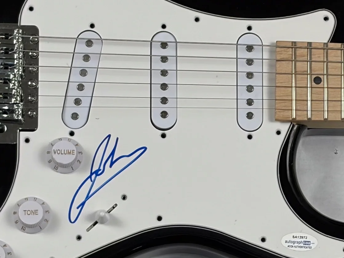 Johnny Rzeznik Goo Goo Dolls Signed Autograph Electric Guitar John ACOA COA, изображение 4