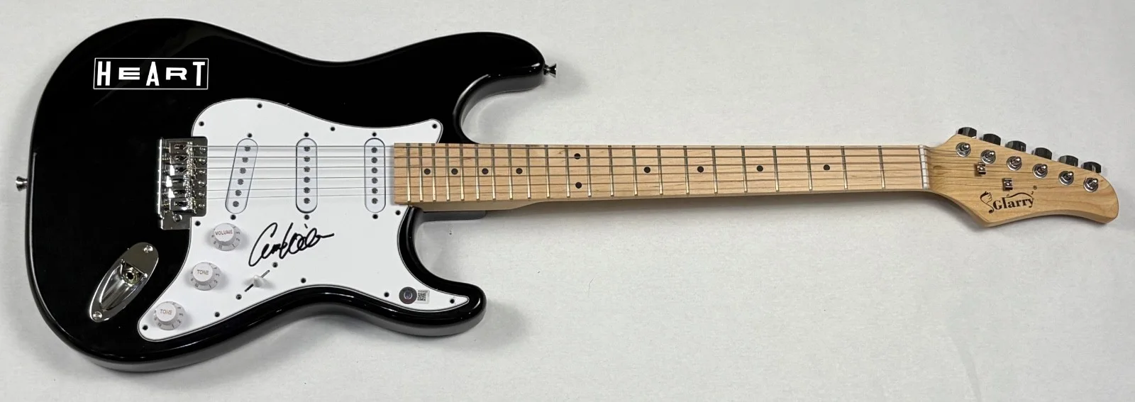 Ann Wilson Heart Band Signed Autograph Electric Guitar Singer Beckett COA, image 3