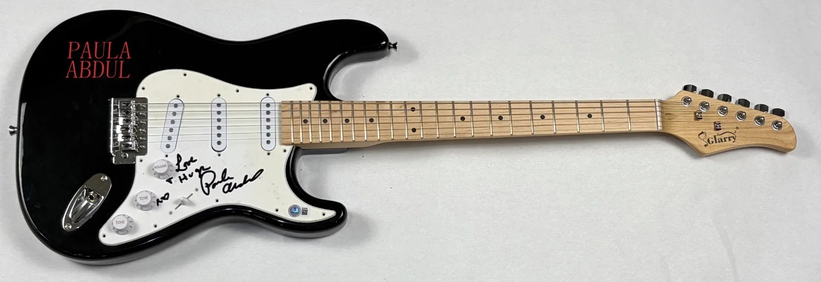 Paula Abdul Signed Autograph Electric Guitar Forever Your Girl Singer BAS COA, изображение 3