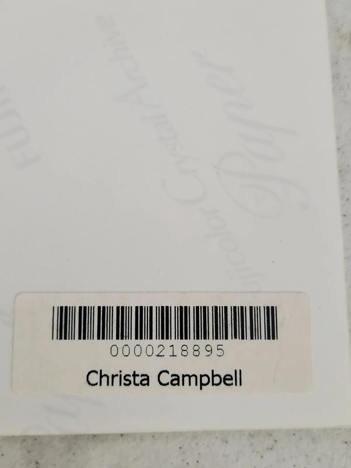 Christa Campbell Signed Autographed 8x10" Photograph AW COA Sexy Portrait, изображение 3