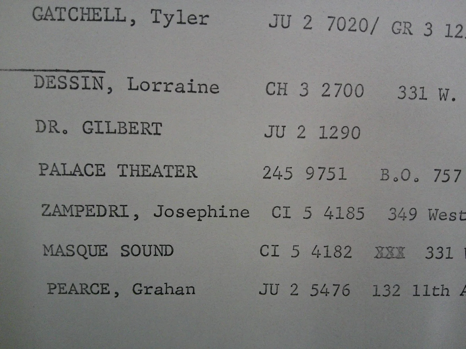 Wakefield Poole 1968 call sheet Cast George M play NYC vintage gay director Icon, изображение 5