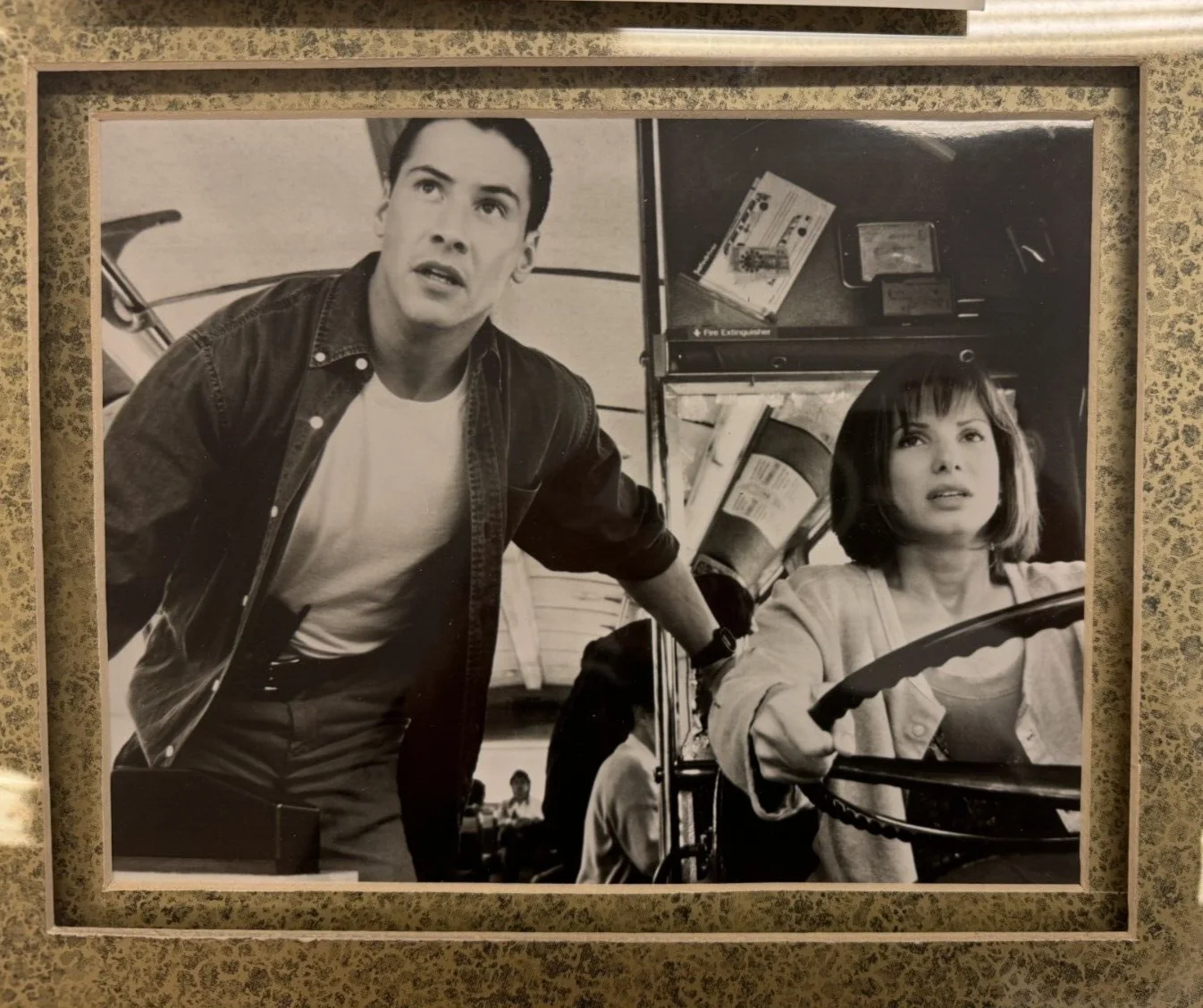 Keanu Reeves / Sandra Bullock "Speed" Signed Framed Photos, TV Film 50x40cm COA, image 4