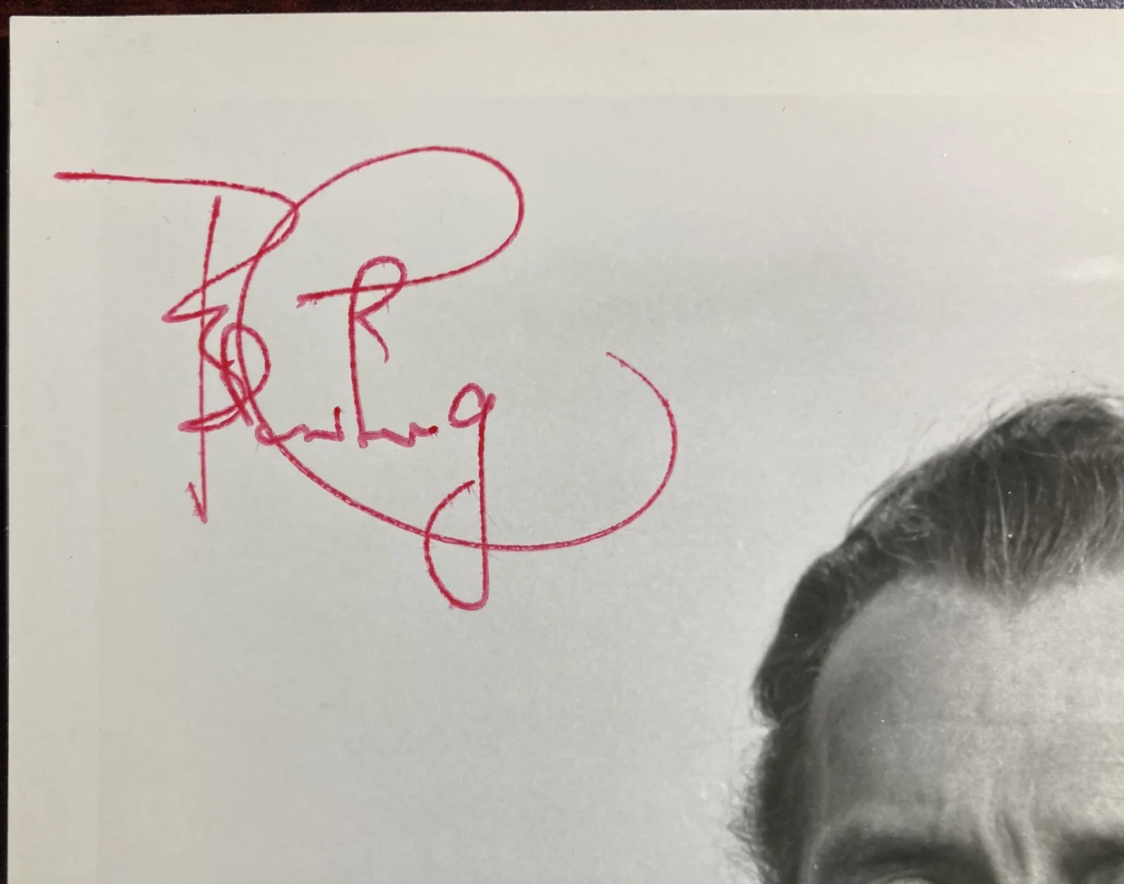 PETER CUSHING-Signed Photo-Actor; Frankenstein, Dracula, STAR WARS-Vintage, image 2