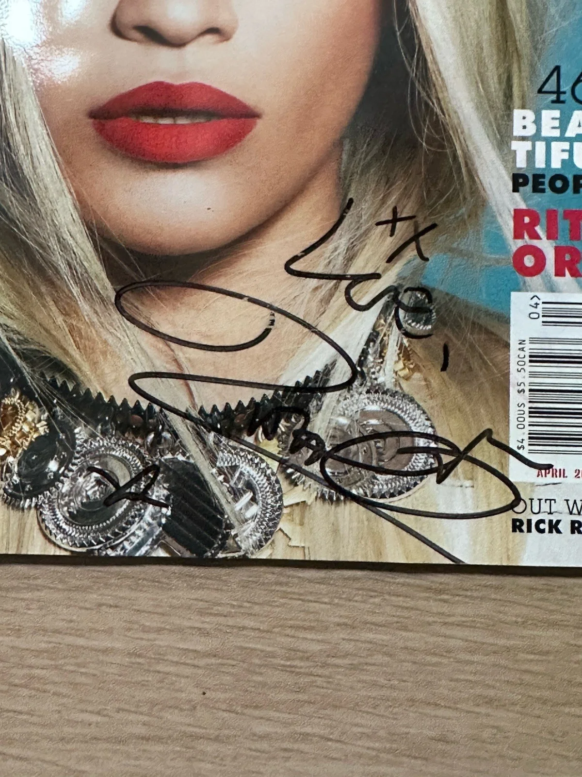 Rita Ora — Rita Ora signed Paper magazine The Masked Singer Fifty Shades The Voice, изображение 3
