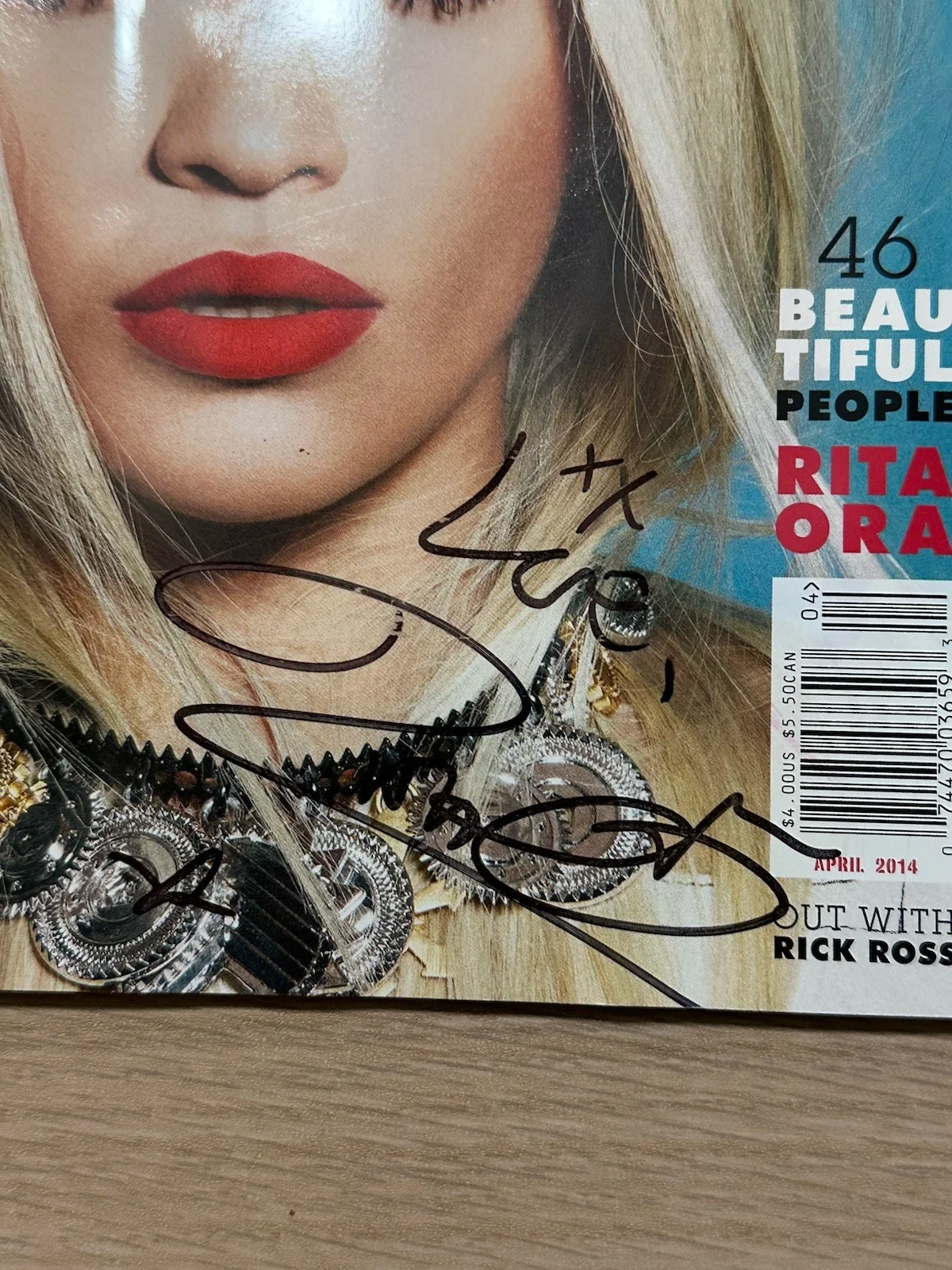 Rita Ora — Rita Ora signed Paper magazine The Masked Singer Fifty Shades The Voice, изображение 4