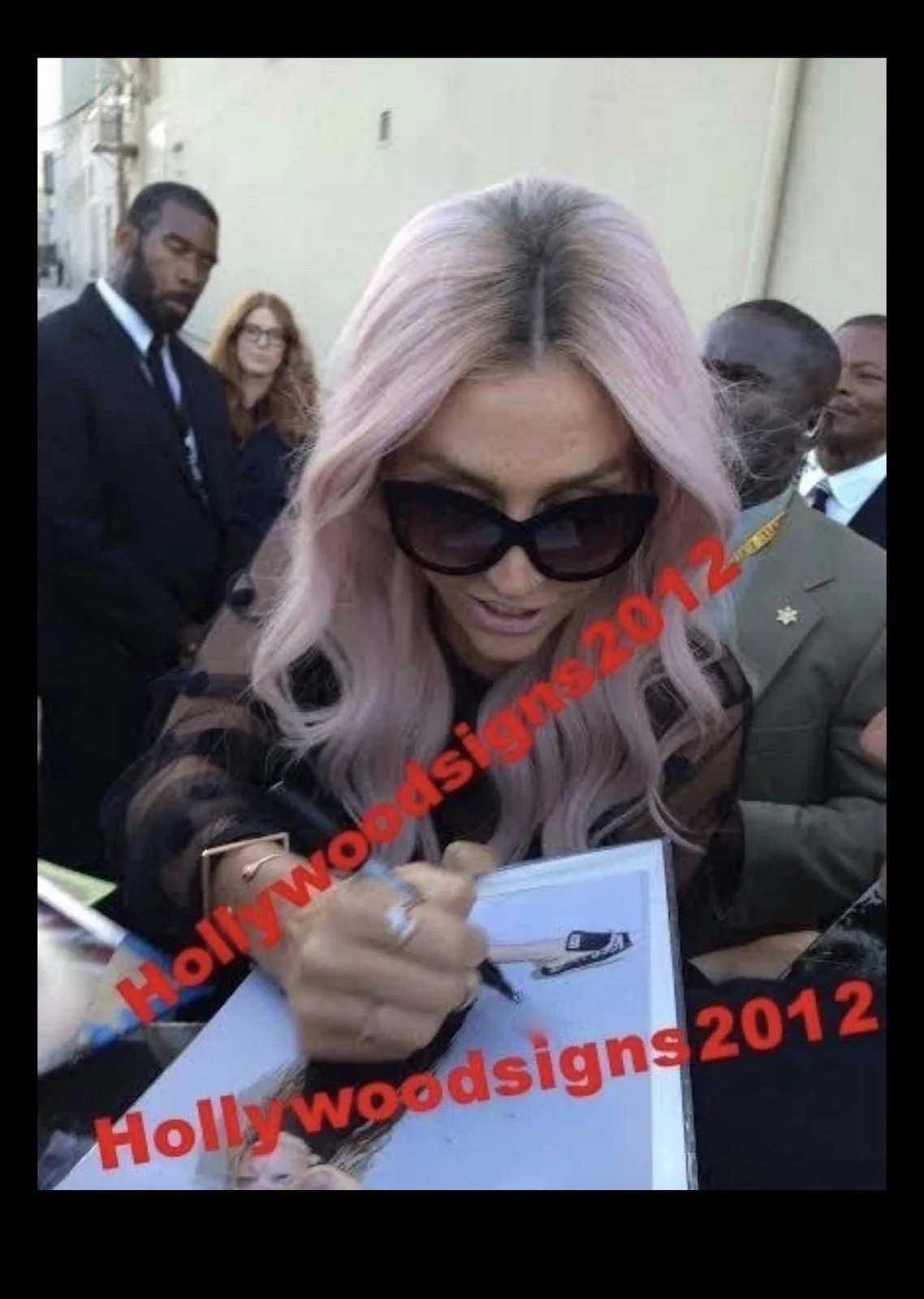 Kesha — Kesha signed 8x10 Ke$ha Kesha Sebert Animal Cannibal Tik Tok High Road, изображение 4